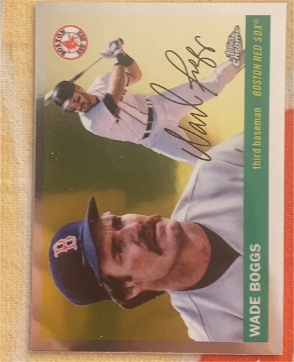 1988 Topps Chrome #1 Wade Boggs — front