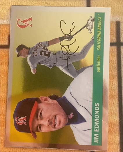 1997 Topps Chrome #100 Jim Edmonds — front