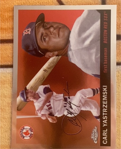 1997 Topps Chrome #TC-1 Carl Yastrzemski — front