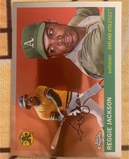 1989 Topps Chrome #1 Reggie Jackson — front