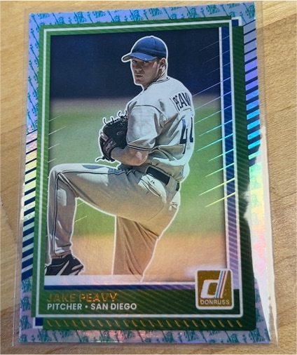 2020 Donruss #44 Jake Peavy — front