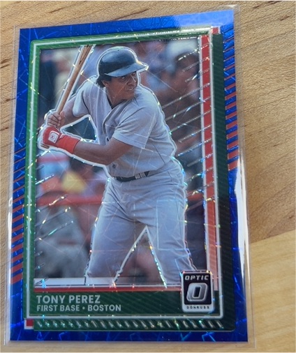 2021 Donruss Optic #D-TP Tony Perez — front