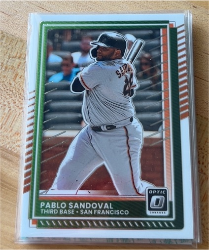 2019 Donruss Optic #45 Pablo Sandoval — front