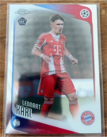 2022 Topps Chrome UEFA Champions League #MID Lennart Karl — front