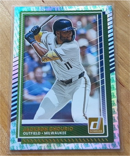 2023 Donruss #11 Jackson Chourio — front