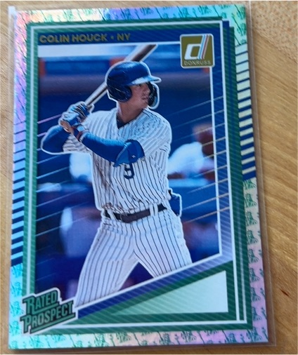 2022 Donruss Rated Prospect #RP-1 Colin Houck — front