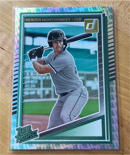 2022 Donruss Rated Prospect #RP-1 Braden Montgomery — front