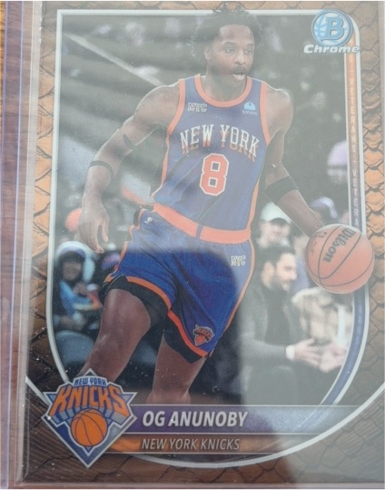 2023 Bowman Chrome #8 OG Anunoby — front