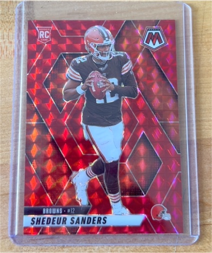 2023 Panini Mosaic #12 Shedeur Sanders — front