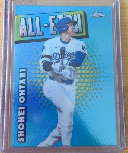 2023 Topps Chrome All-Etch #AE-SO Shohei Ohtani — front