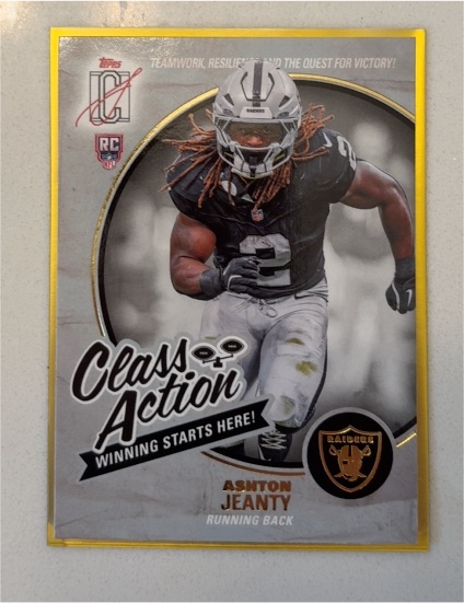2022 Topps DC Class Action #CA-AJ Ashton Jeanty — front