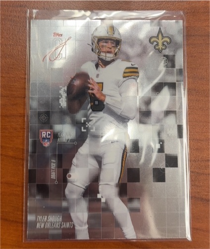 2023 Topps Tyler Shough #6 New Orleans Saints — front