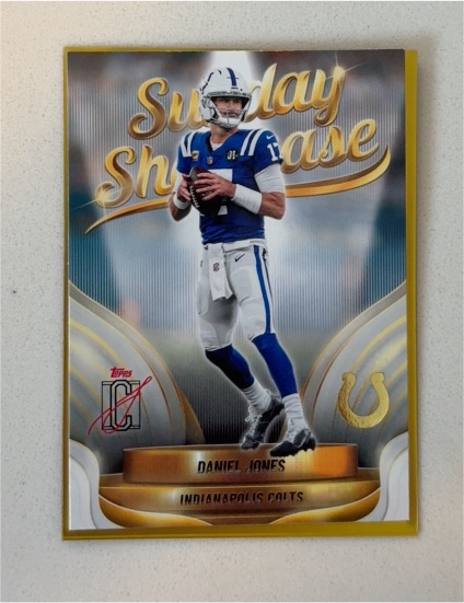 2021 Topps Sunday Showcase #SS-DJ Daniel Jones — front