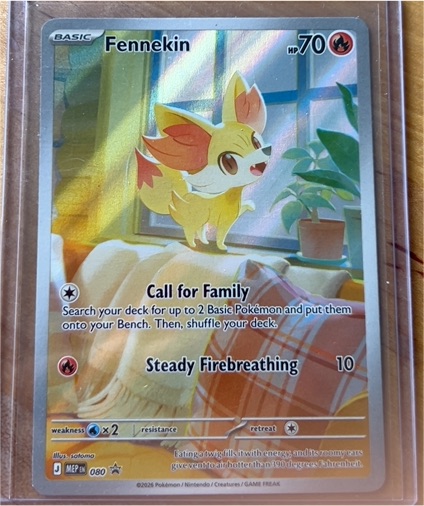 2026 Pokémon #080 Fennekin — front