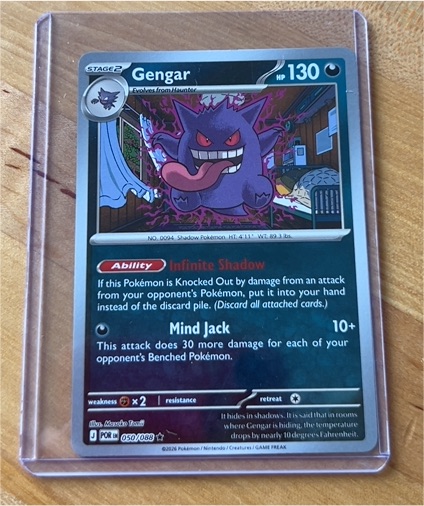 2022 Pokémon POR #050 Gengar — front