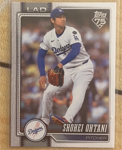 2023 Topps 75 #LAD-SHO Shohei Ohtani — front
