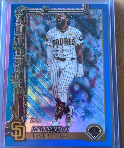 2022 Topps Fernando Tatis Jr. Blue Parallel — front
