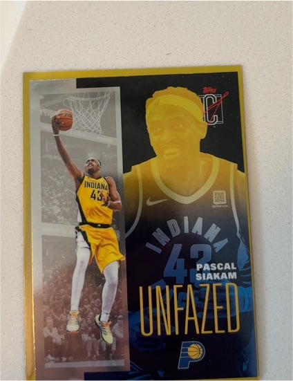 2022 Topps NBA Pascal Siakam #43 Unfazed — front