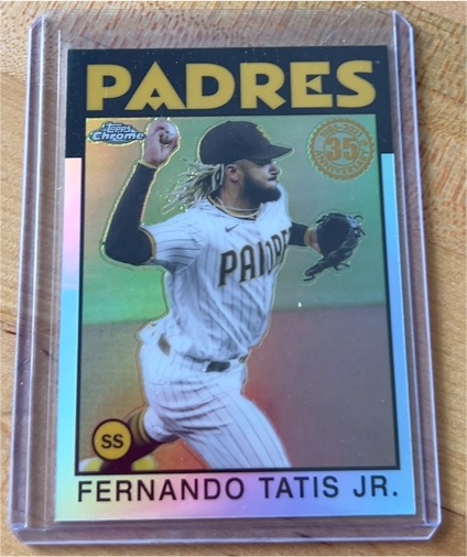 2021 Topps Chrome #35 Fernando Tatis Jr. — front