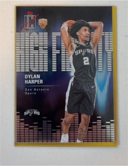 2022 Topps NBA High Fidelity #HF-DH Dylan Harper — front
