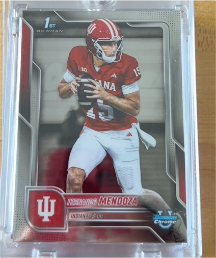 2022 Bowman Chrome #U06 Fernando Mendoza — front