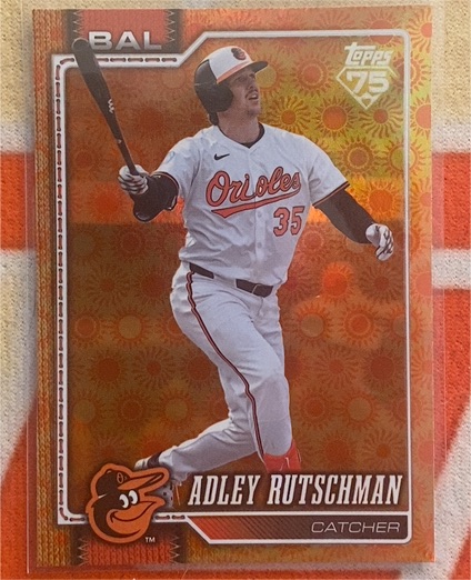 2022 Topps 75th Anniversary #BAL Adley Rutschman — front