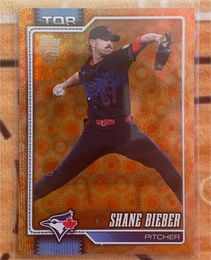 2023 Topps TQR #TQR-SB Shane Bieber — front