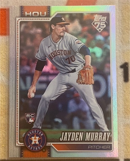 2022 Topps 75 #HOU-70 Jayden Murray — front