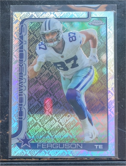 2020 Topps Chrome #87 Dalton Schultz — front