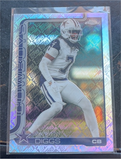 2020 Topps Chrome Football #COV-7 Trevon Diggs — front