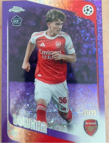 2023 Topps Chrome UEFA Champions League #56 Ethan Nwaneri — front