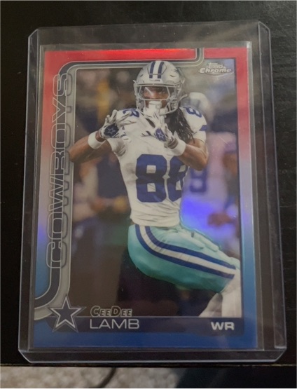 2020 Topps Chrome #88 CeeDee Lamb — front