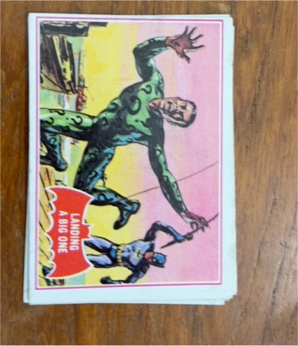 1966 Topps Batman #18 Landing a Big One — front