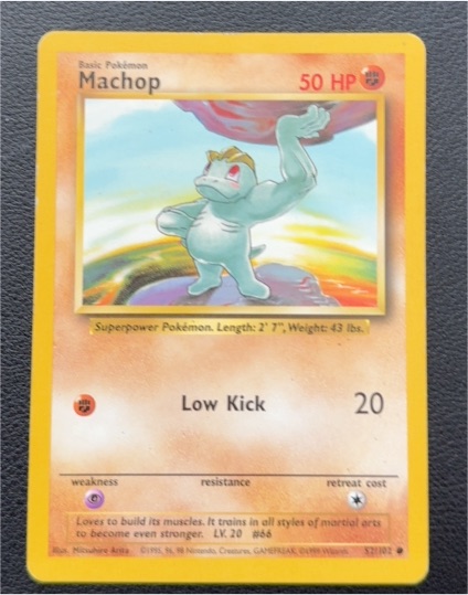 1999 Pokémon #66 Machop — front
