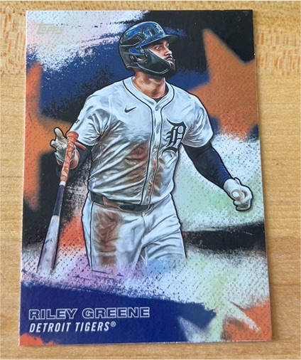2022 Topps #TBD Riley Greene — front
