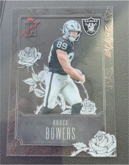 2023 Topps #Brock Bowers Las Vegas Raiders — front