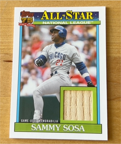 2004 Topps 75 Years of Baseball All-Star National League #AS-3 Sammy Sosa — front