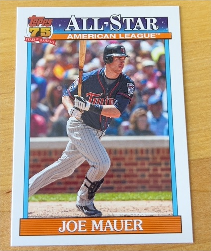 2003 Topps 75 Years of Baseball All-Star #AS-1 Joe Mauer — front