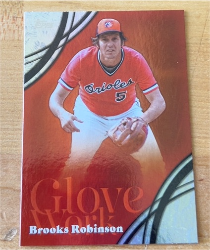 1993 Topps Stadium Club Glove Story #G1 Brooks Robinson — front