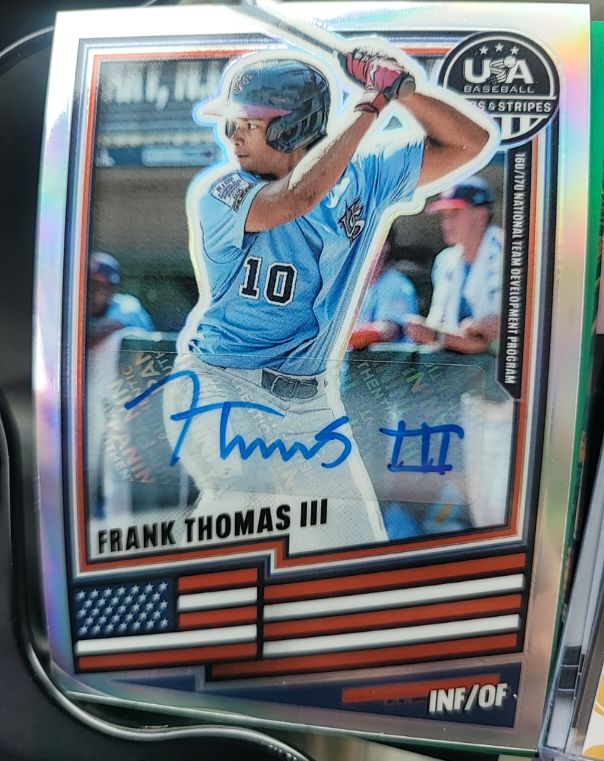 2020 USA Baseball Stars & Stripes Frank Thomas III — front