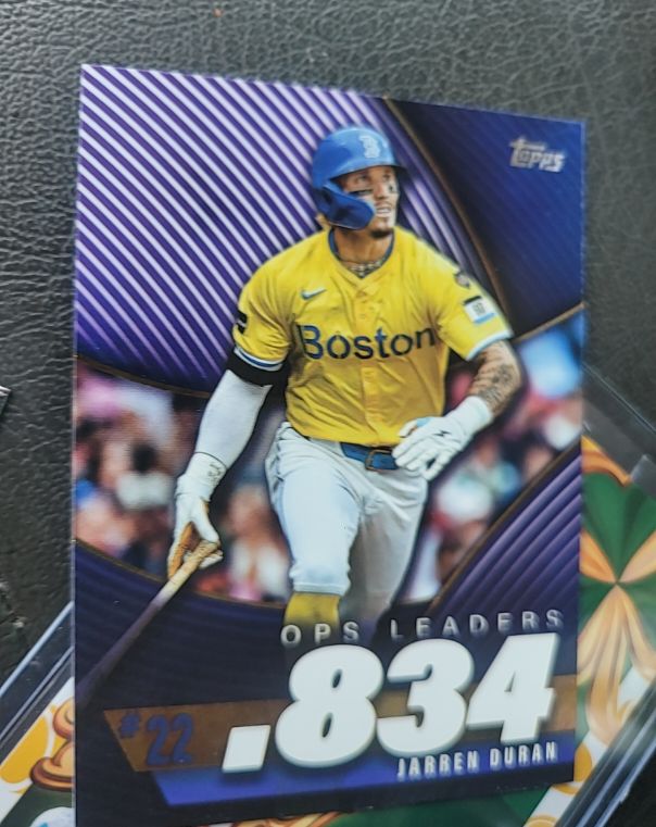 2022 Topps OPS Leaders #.834 Jarren Duran — front