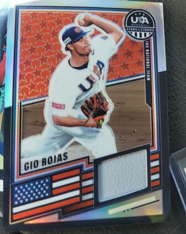 2021 Topps USA Baseball Stars & Stripes #USA-21 Gio Rojas — front