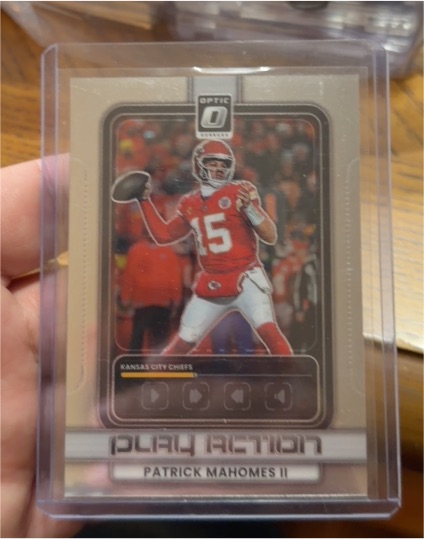 2020 Donruss Optic Play Action Patrick Mahomes II — front