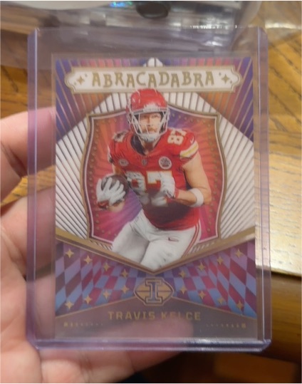 2021 Panini Illusions Abracadabra #1 Travis Kelce — front