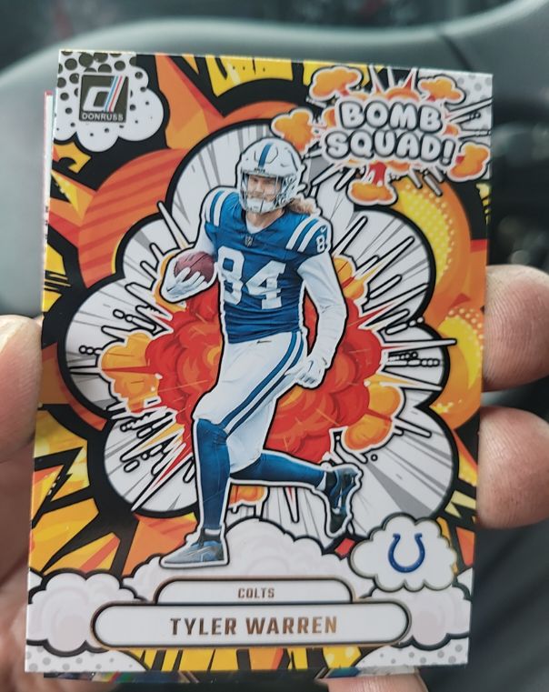 2023 Donruss Bomb Squad Tyler Warren — front