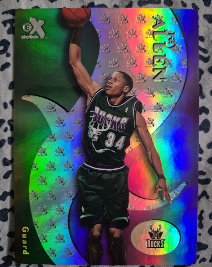 1996 Topps eX #S1 Ray Allen — front