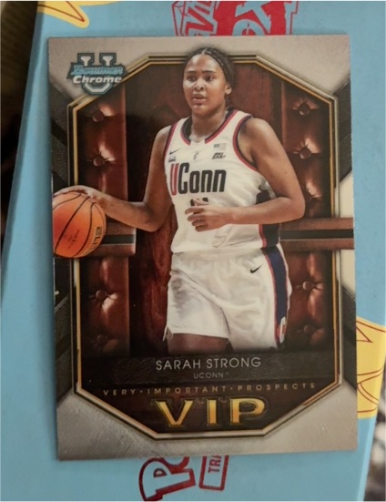 2021 Panini VIP Chrome Very Important Prospects #VIP-SS Sarah Strong — front