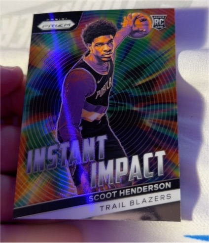 2023 Panini Prizm Instant Impact Scoot Henderson — front