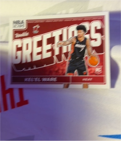 2022 Panini NBA Hoops Rookie Greetings Kendall Whare — front