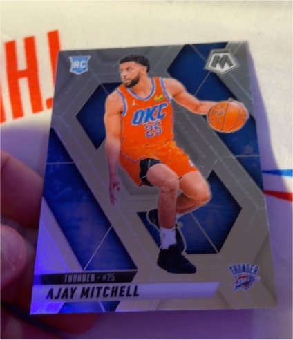 2022 Panini Mosaic #25 Ajay Mitchell — front